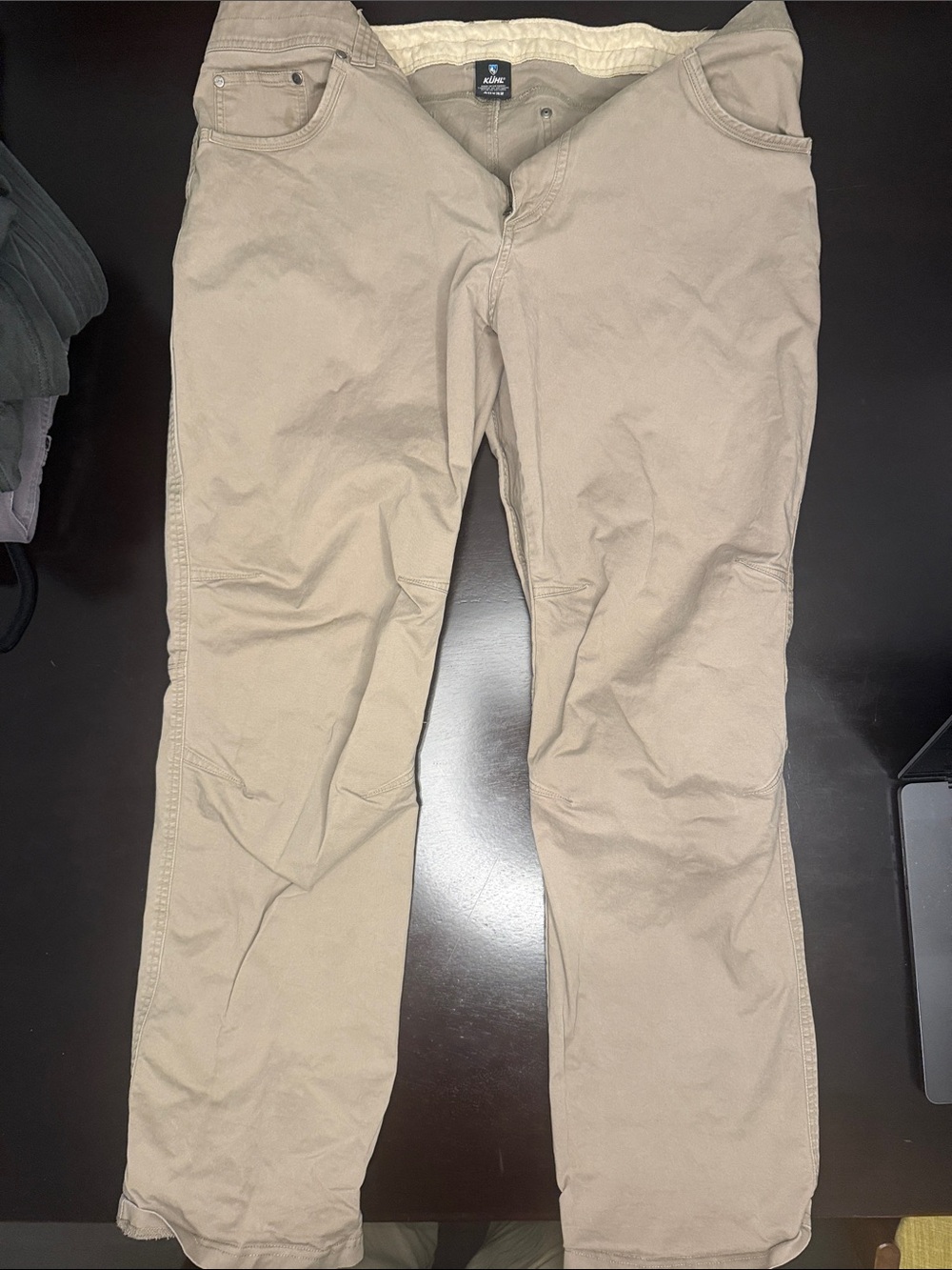 KUHL RYDR Men's Khaki Straight-Leg Chinos